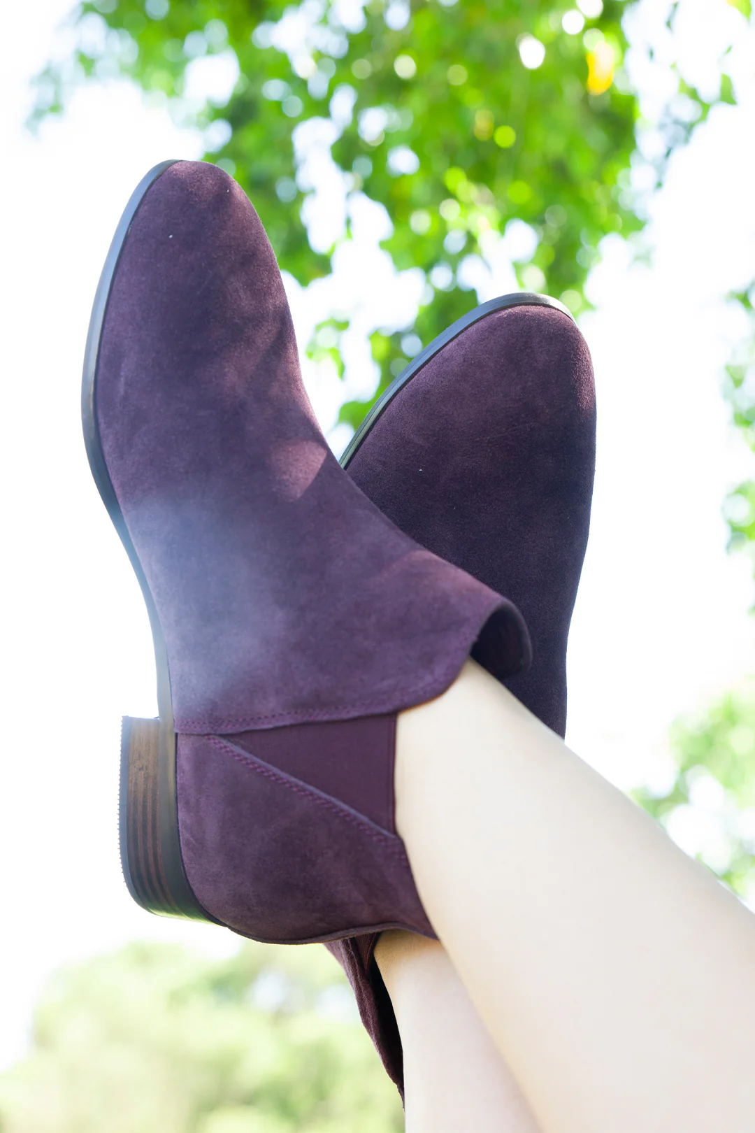 Aria Burgundy Suede - Image 5