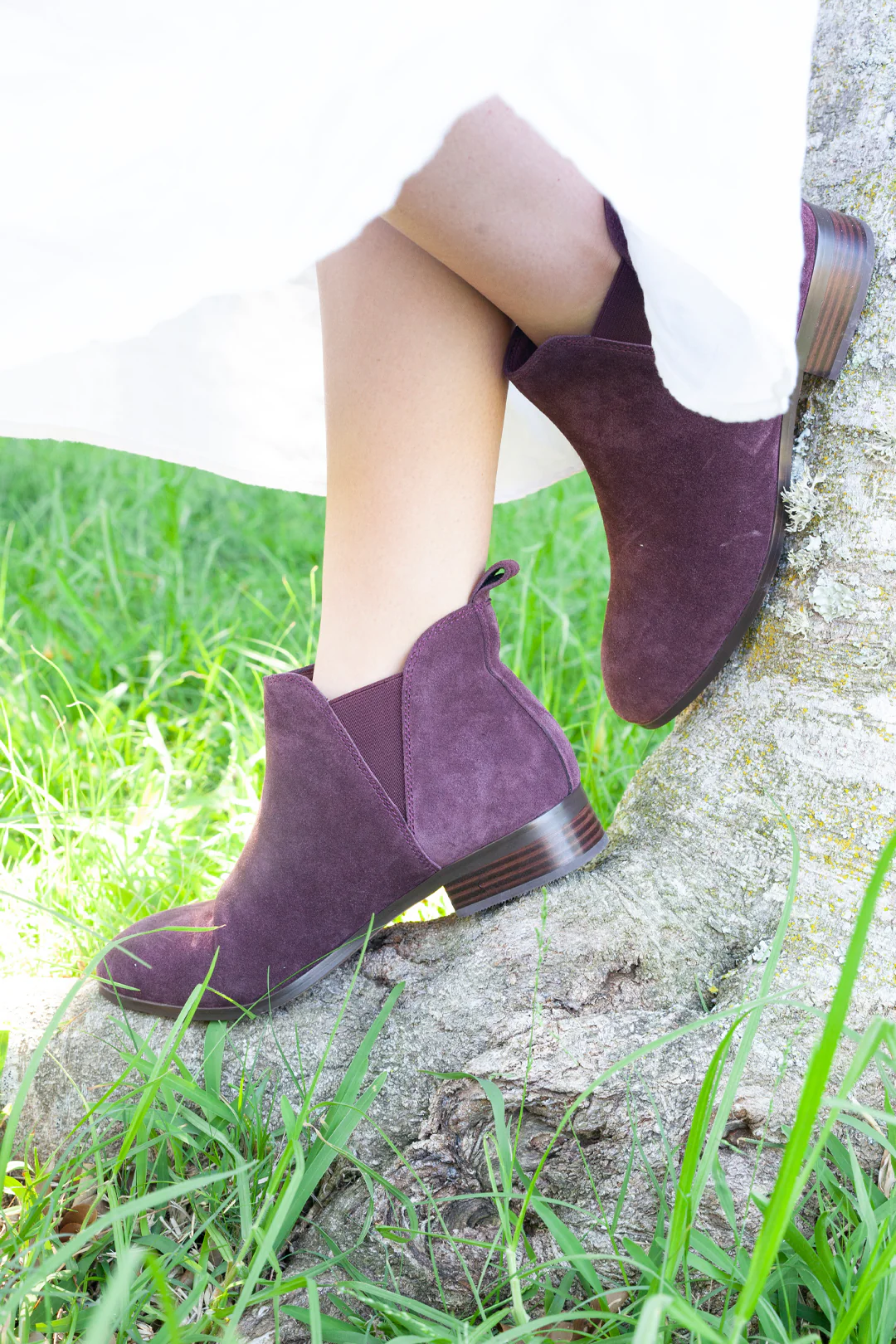 Aria Burgundy Suede - Image 7