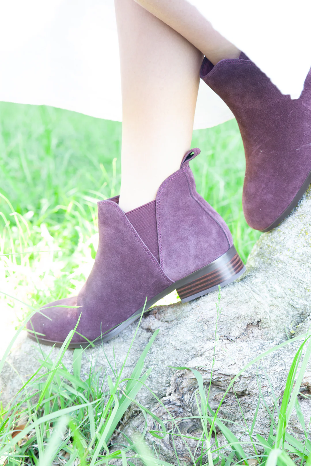 Aria Burgundy Suede - Image 8