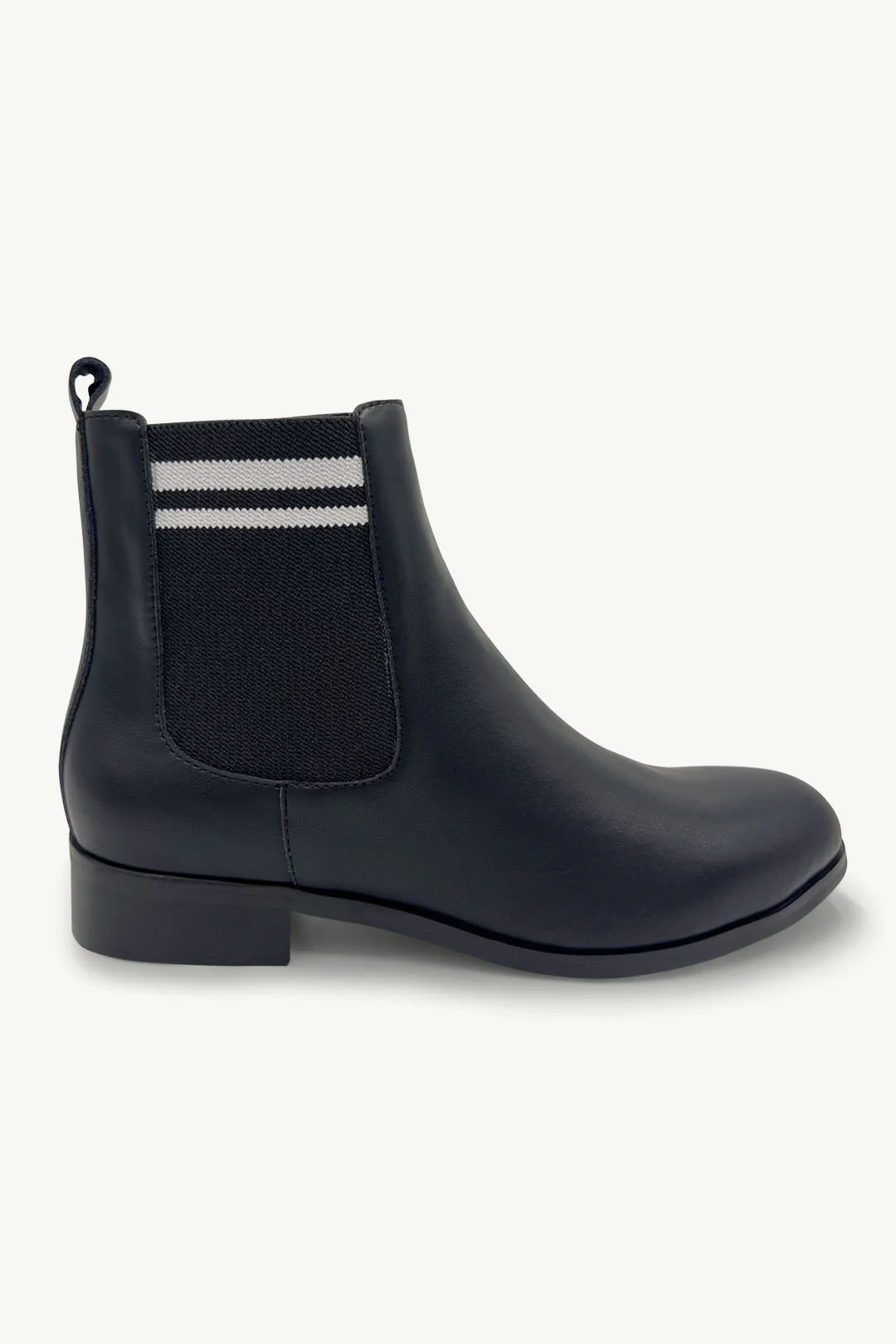 Becky Black + Black White Gusset