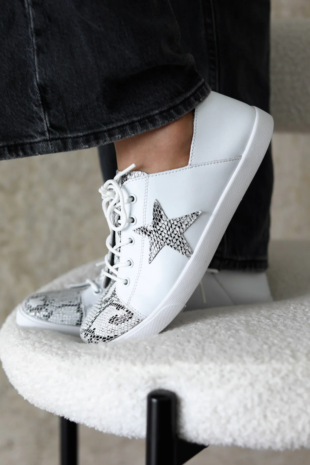 Vicki™ White + Snake Toe - Image 4