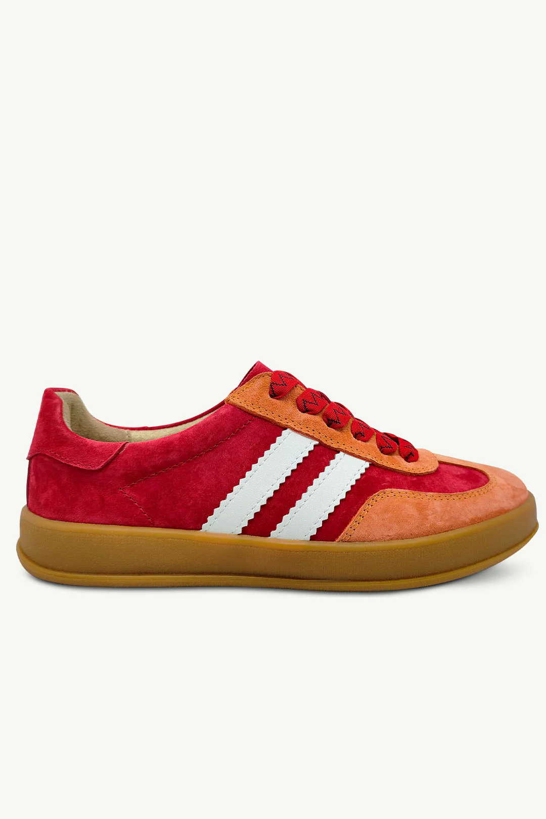 Shiloh Red, Orange + White