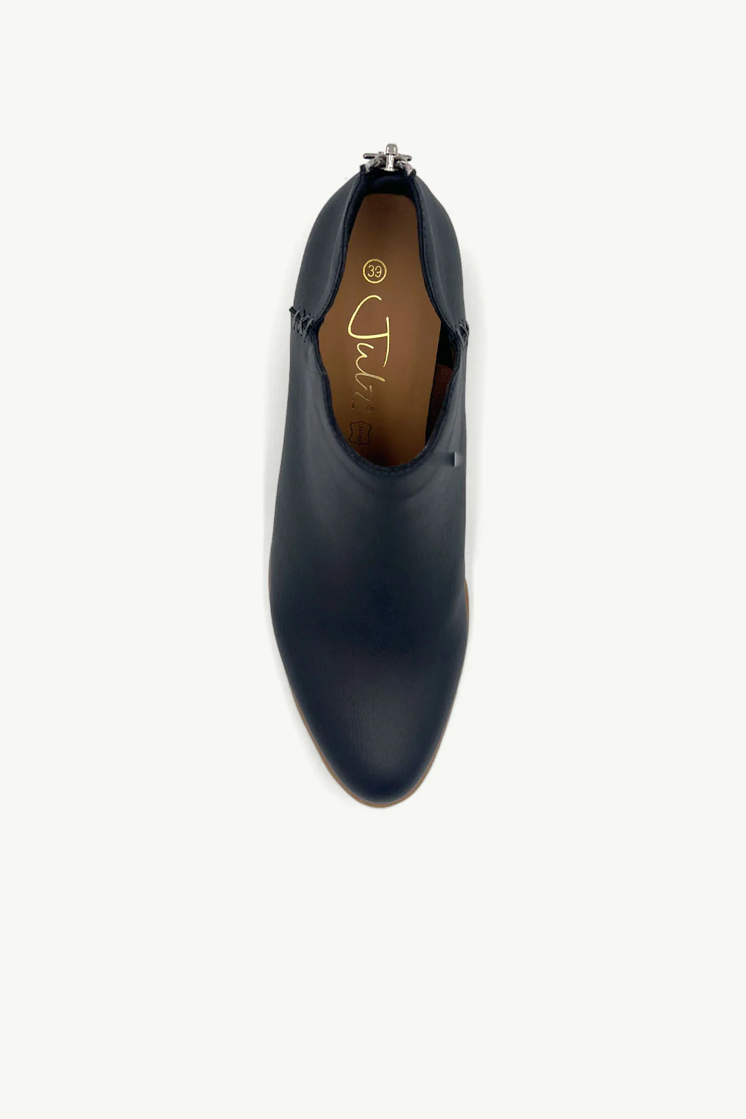 Yara Navy Leather - Image 4
